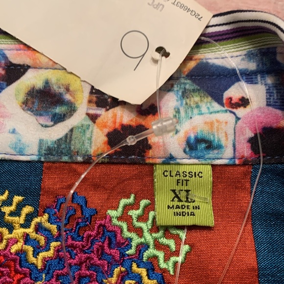 NWT Robert Graham men shirt - Picture 8 of 14